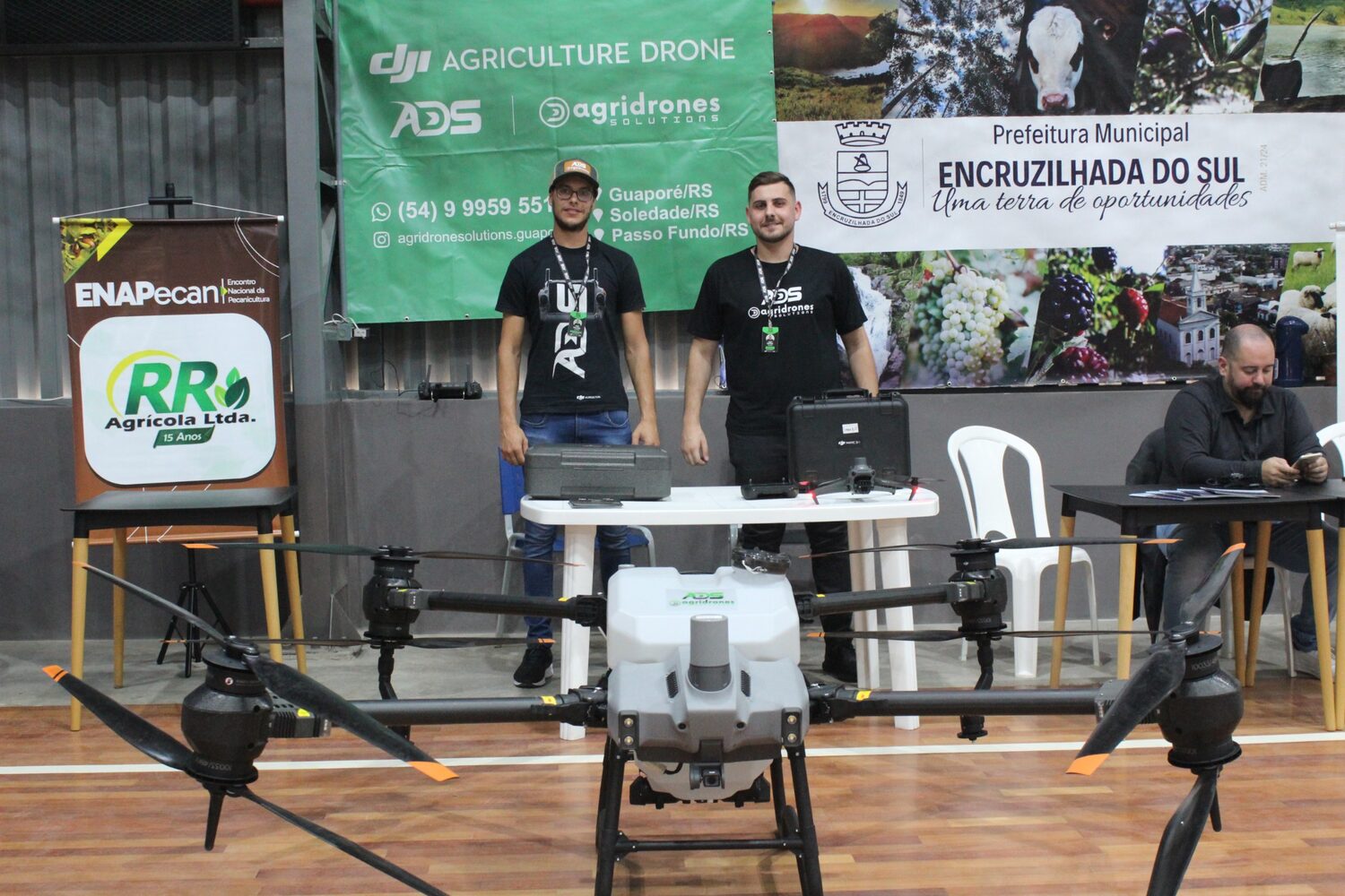 Exposição de tecnologia no ENAPecan 2023