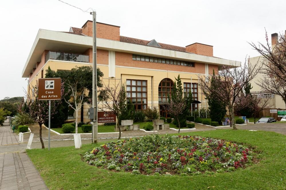 Fachada da Casa das Artes em Bento Gonçalves